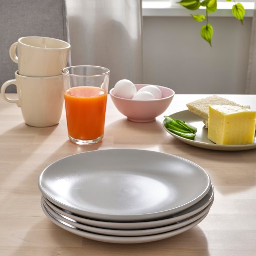 FÄRGKLAR, side plate/matt 4 pack, 20 cm, 204.794.20