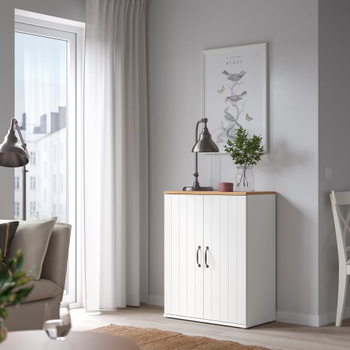 SKRUVBY, cabinet with doors, 70x90 cm, 205.035.47