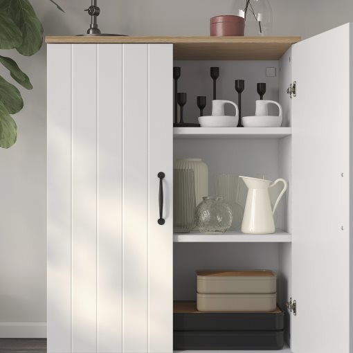 SKRUVBY, cabinet with doors, 70x90 cm, 205.035.47