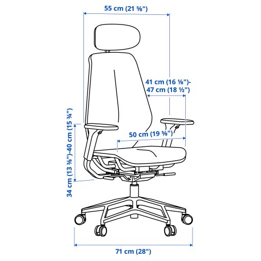 STYRSPEL, gaming chair, 205.220.32