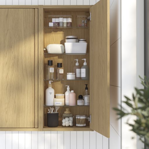 ANGSJON, wall cabinet with door, 40x15x95 cm, 205.350.77