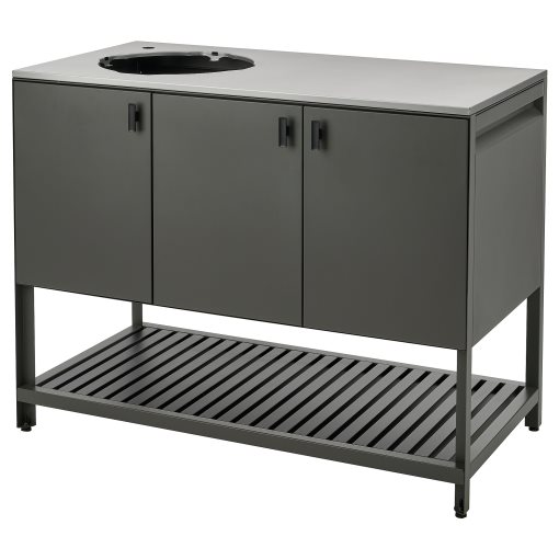BATSKAR, closed kitchen unit for sink/outdoor, 120x60 cm, 205.533.73