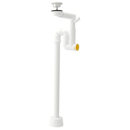 RÄNNILEN, water trap w flexible pipe, 1 bowl, 205.545.32