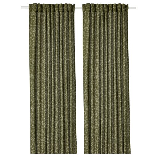 TRYSTÄVMAL, curtains 1 pair, 145x300 cm, 205.597.04