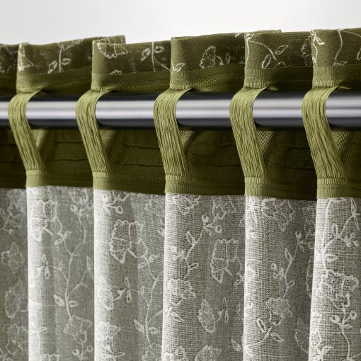 TRYSTÄVMAL, curtains 1 pair, 145x300 cm, 205.597.04