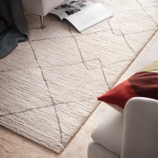 TVERSTED, rug low pile, 170x240 cm, 205.608.06