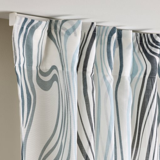 KLIPPNEJLIKA, curtains 1 pair, 145x300 cm, 205.621.22