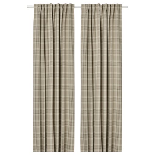 HAGGVECKMAL, room darkening curtains 1 pair, 145x300 cm, 205.690.29