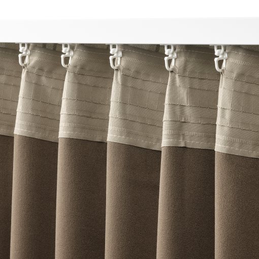 HAGGVECKMAL, room darkening curtains 1 pair, 145x300 cm, 205.690.29