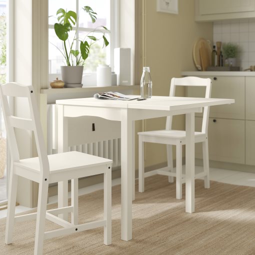 HAUGA, drop-leaf table, 55/82/109x74 cm, 205.860.00