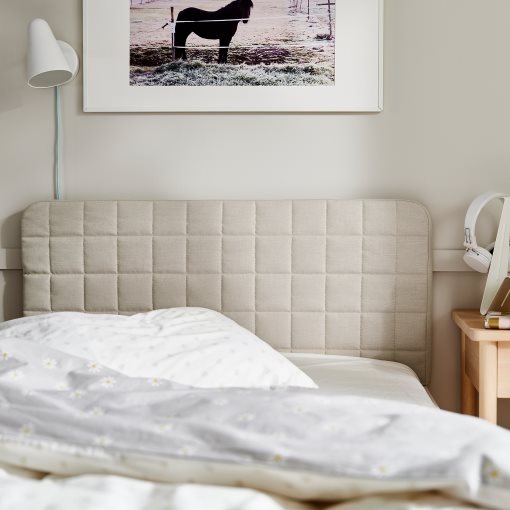 SLÄKT, headboard with cover, 205.940.95