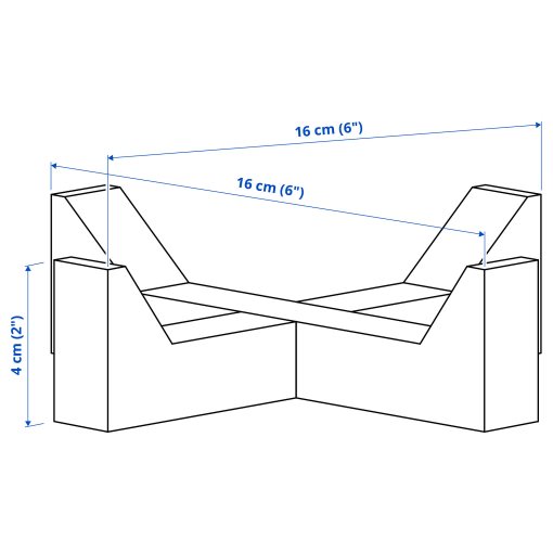IKEA 365+, βάση σερβιρίσματος, 16x16 cm, 206.023.21