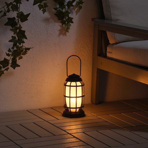 SOLUPPGÅNG, LED lantern οutdoor battery-operated/dimmable, 206.212.73