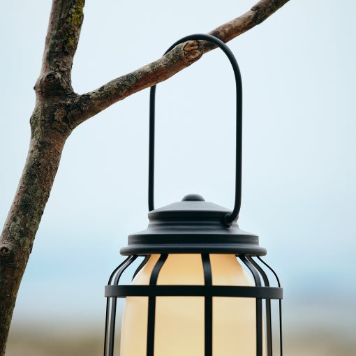 SOLUPPGÅNG, LED lantern οutdoor battery-operated/dimmable, 206.212.73