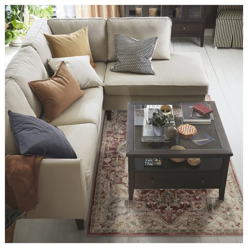 JÄRNVÄG, χαλί χαμηλό πέλος, 133x195 cm, 206.230.69