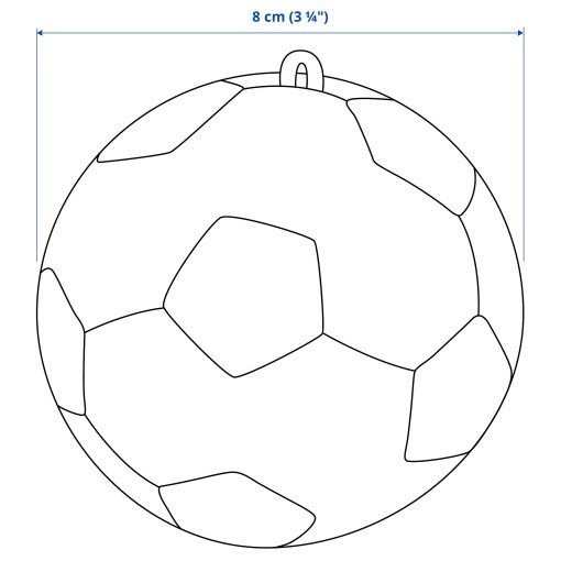 SPARKA, soft toy/Football/mini, 8 cm, 206.286.89