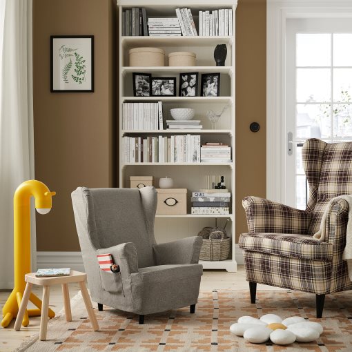 STRANDMON, slipcover for childrens armchair, 206.334.12
