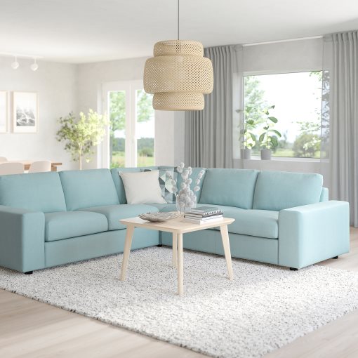 VIMLE, corner sofa, 4-seat with wide armrests, 294.017.90