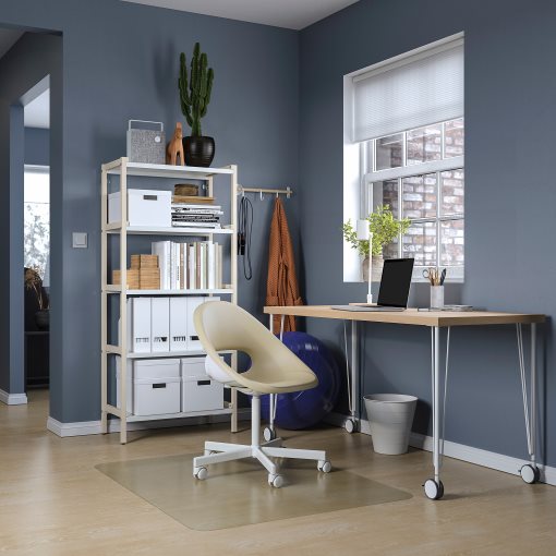 LAGKAPTEN/KRILLE, desk, 140x60 cm, 294.172.63
