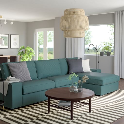 KIVIK, 4-seat sofa with chaise longue, 294.430.59