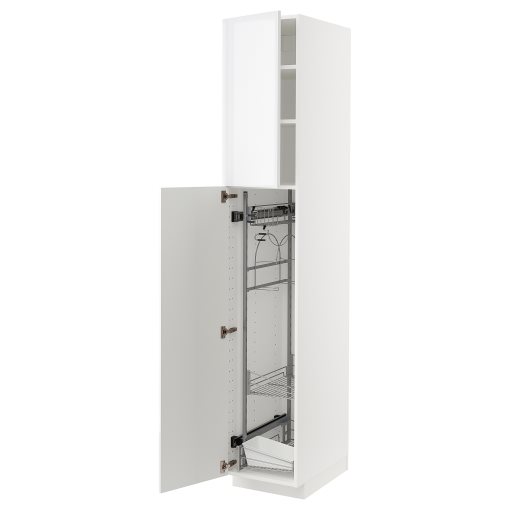 METOD, high cabinet with cleaning interior, 40x60x220 cm, 294.666.11