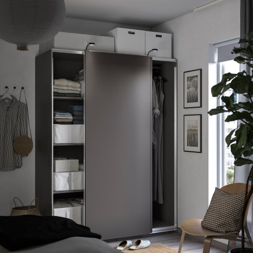 PAX/HASVIK, wardrobe combination, 150x66x201 cm, 295.027.94