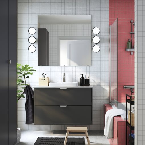 HAVBACK/ORRSJON, wash-stand with drawers/wash-basin/tap, 102x49x71 cm, 295.141.03