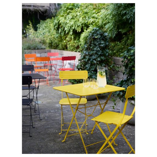 SUNDSÖ, table and 2 folding chairs/outdoor, 65x65 cm, 295.730.22