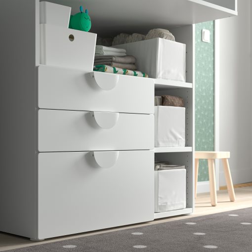 SMÅSTAD, changing table with 3 drawers, 90x79x100 cm, 295.828.56