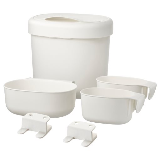 ÖNSKLIG, storage baskets changing table set of 4, 301.992.83