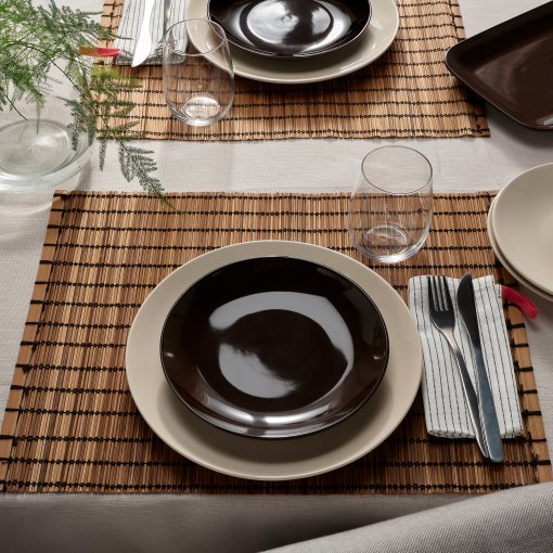 FÄRGKLAR, side plate/glossy 4 pack, 20 cm, 304.854.54