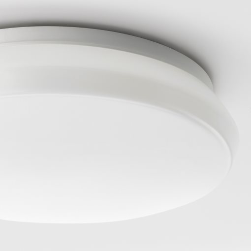 STOFTMOLN, ceiling/wall lamp with built-in LED light source/wireless dimmable/warm white, 24 cm, 304.974.90