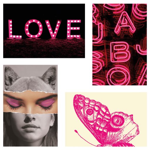 YLLEVAD, καλλιτεχνική κάρτα/αγάπη για ροζ, 4 τεμ. 10x15 cm, 305.004.78