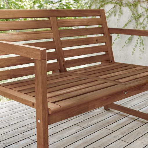 NÄMMARÖ, bench with backrest, outdoor, 305.103.02