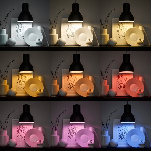 TRÅDFRI, λαμπτήρας LED E27 806 lumen/ασύρματης ρύθμισης χρωματικό και λευκό φάσμα/γλόμπος, 305.474.71
