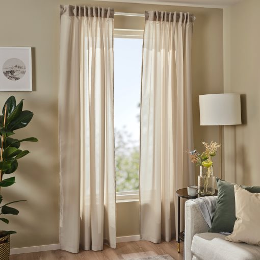 ROSENROBINIA, sheer curtains 1 pair, 145x300 cm, 305.648.56