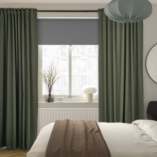 MAJGULL, block-out curtains/1 pair, 145x300 cm, 305.860.33