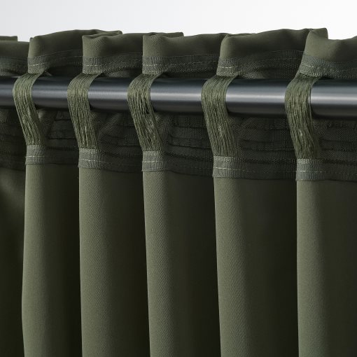 MAJGULL, block-out curtains/1 pair, 145x300 cm, 305.860.33