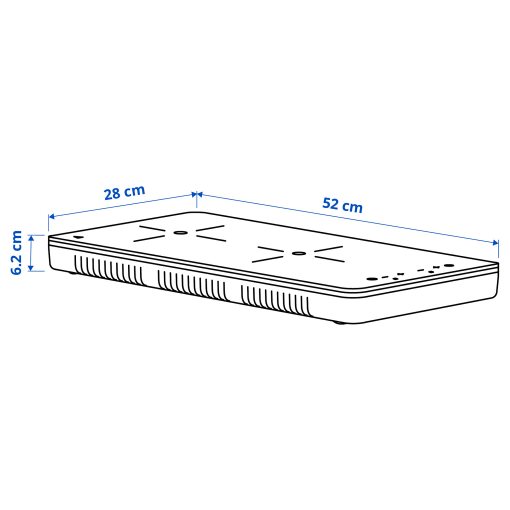 TILLREDA, portable induction hob, 2 zones, 305.931.23