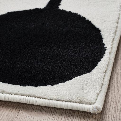 VÄNDPLATS, rug low pile, 133x195 cm, 306.009.39