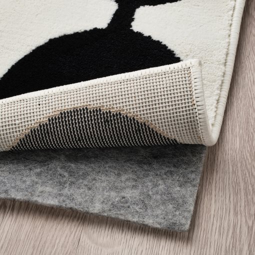 VÄNDPLATS, rug low pile, 133x195 cm, 306.009.39