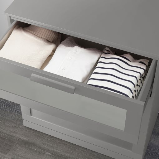 BRIMNES, chest of 3 drawers, 78x95 cm, 306.028.01