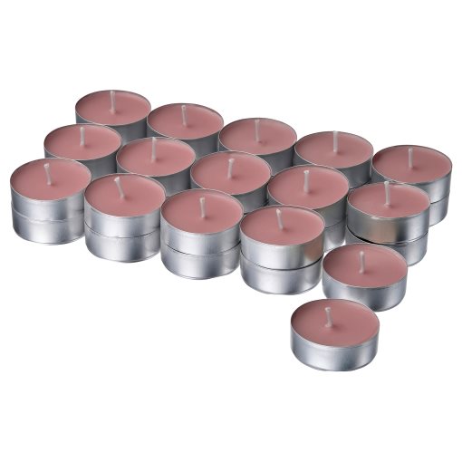 LOTSFÅGEL, scented tealight 30 pack/Red berries, 3.5 hr, 306.087.04