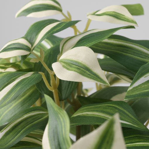 FEJKA, artificial potted plant in/outdoor/tradescantia zebrina, 12 cm, 306.152.38