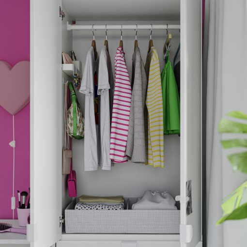 ALTARLIDEN, hook rack with storage, 306.187.36