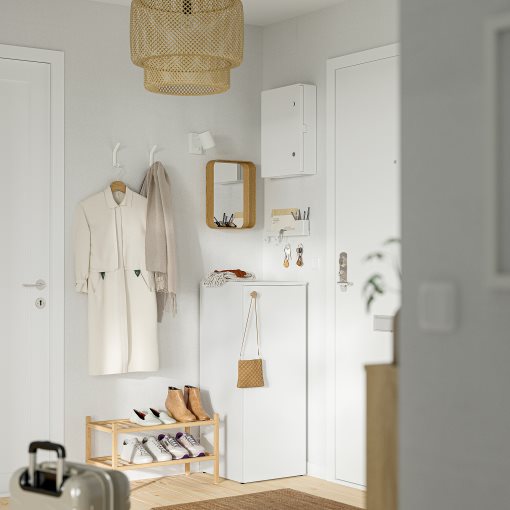 ALTARLIDEN, hook rack with storage, 306.187.36