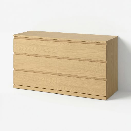 STORKLINTA, chest of 6 drawers, 140x50x75 cm, 306.275.47