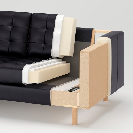 LANDSKRONA, 5-seat sofa with chaise longues, 392.699.93