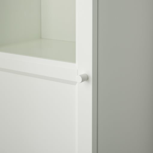 BILLY/OXBERG, bookcase combination with panel/glass doors, 40x30x202 cm, 392.874.21