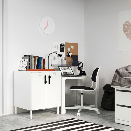 SMASTAD/PLATSA, cabinet with 1 shelf, 60x57x63 cm, 393.891.89
